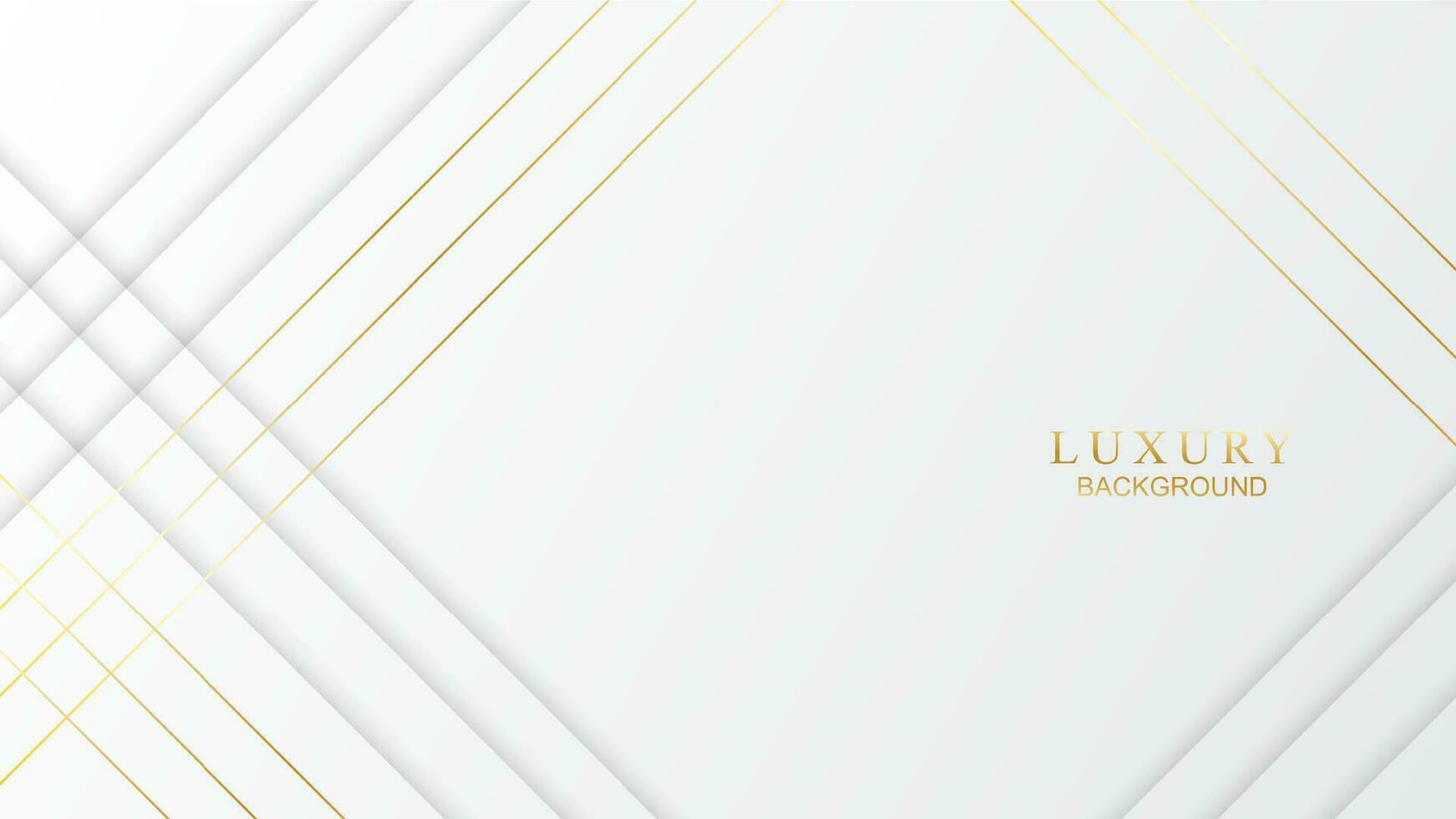 Vector elegant modern 3d gold line background