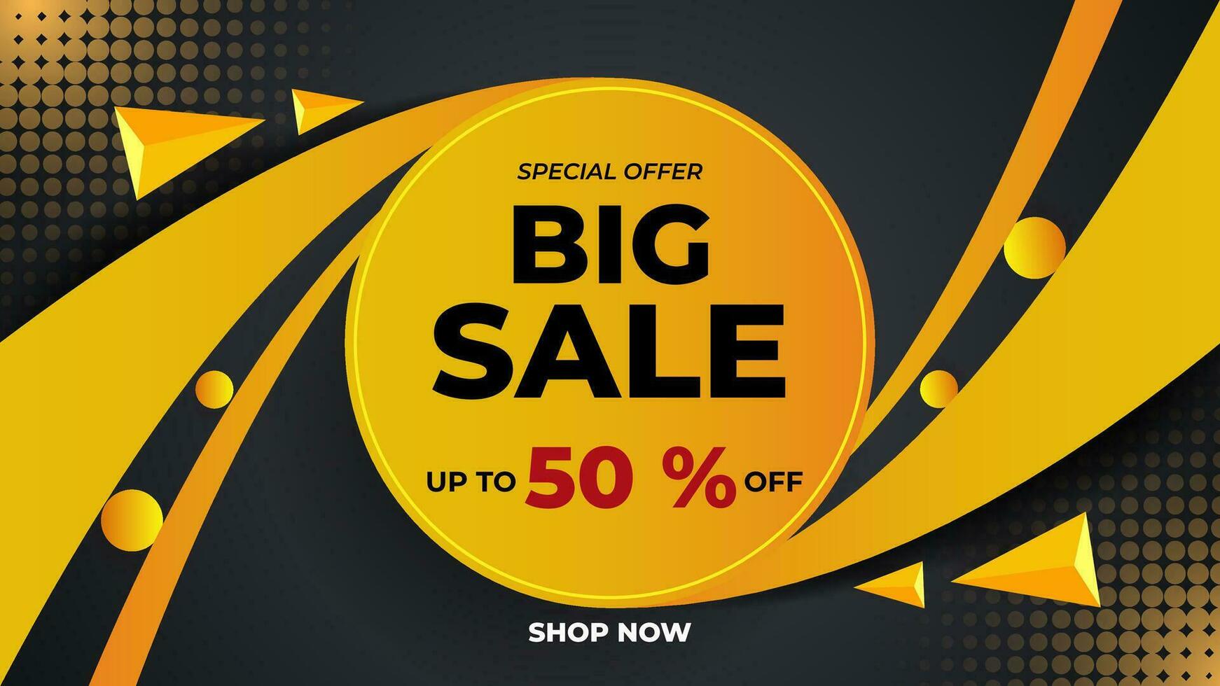 Big Sale banner template design. special offer campaign or promotion