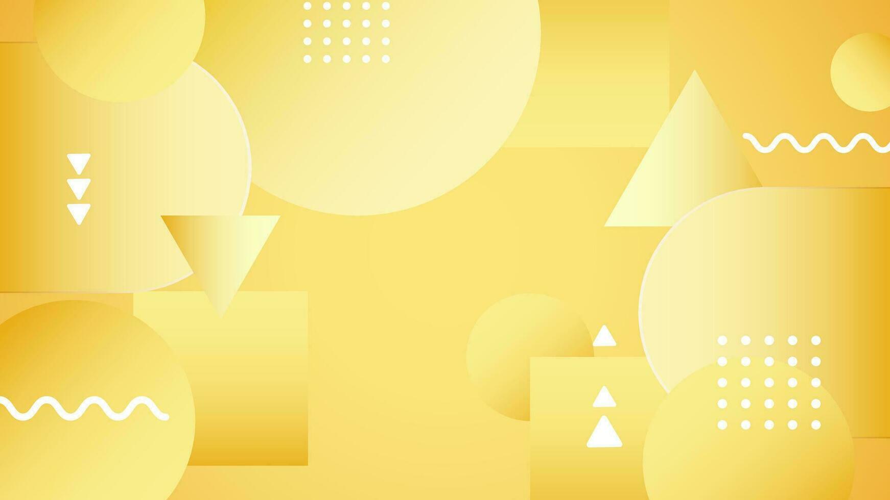 abstract background with yellow color gradation shape composition vector