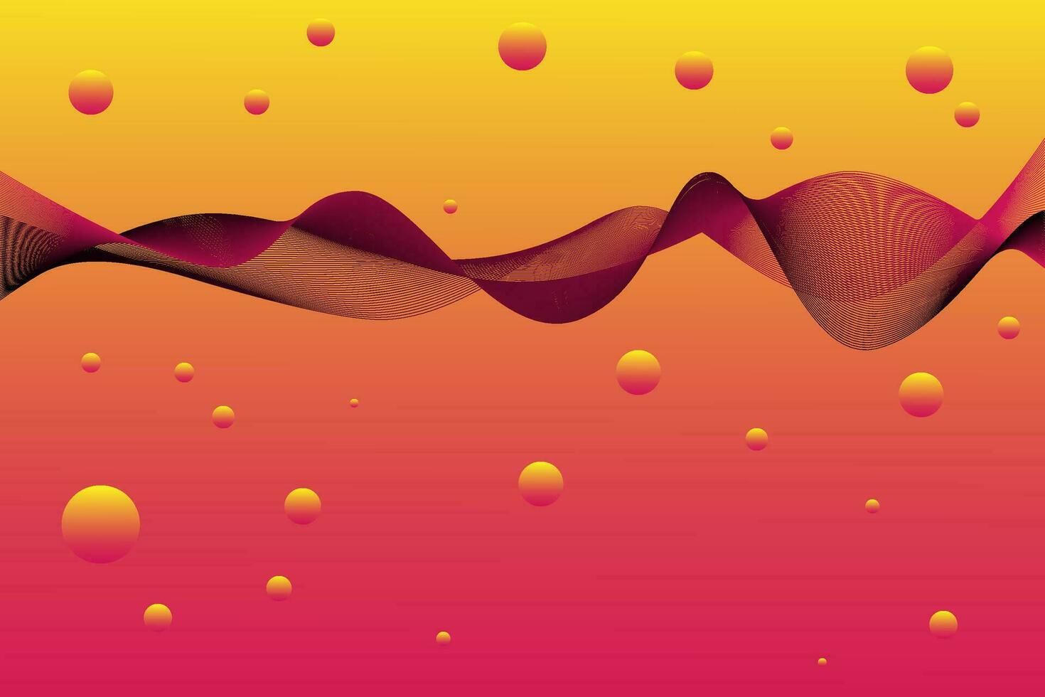 illustration of an background with bubbles vector