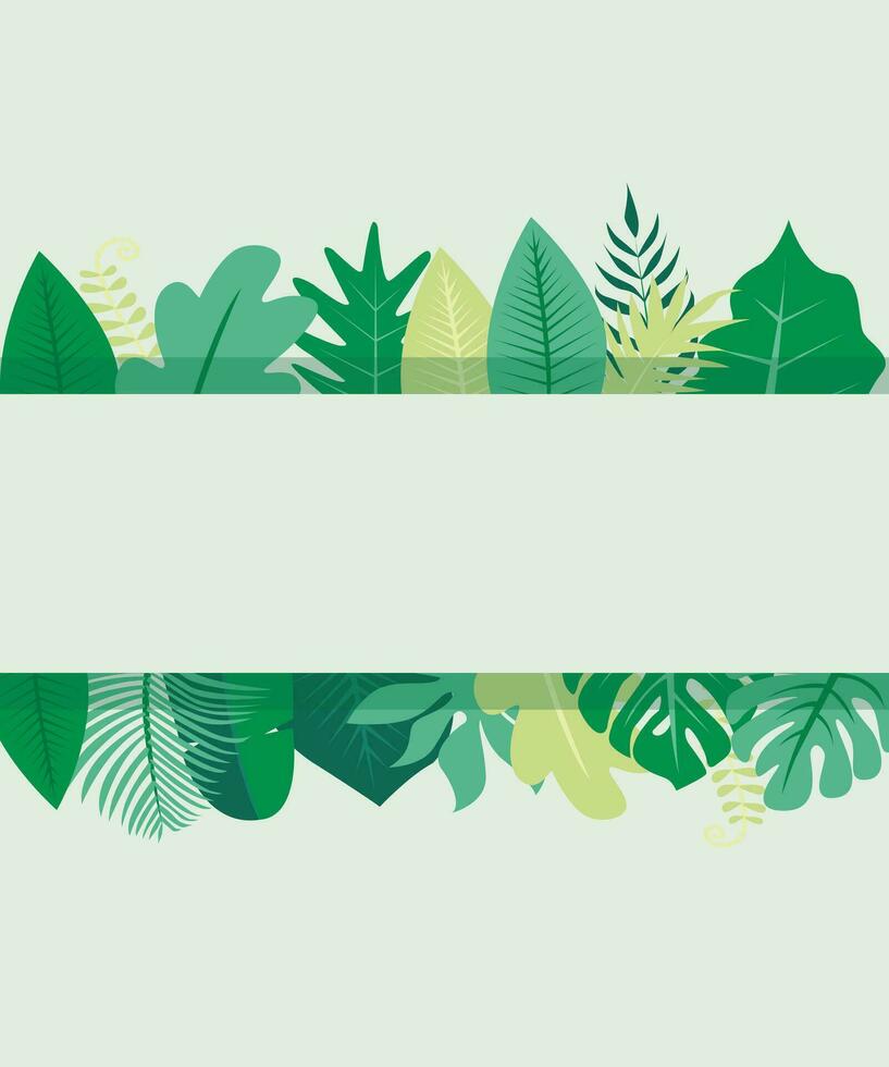 illustration vector graphic of animal and background leaf