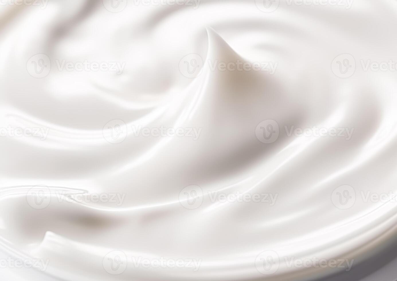 Skincare, cosmetics and beauty product, pure white cream lotion texture as abstract background, generative ai photo