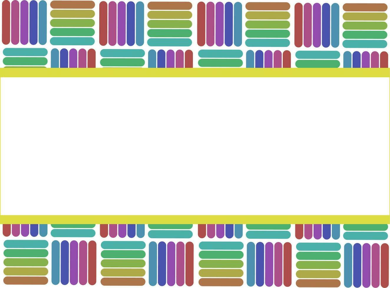 abstract rainbow frame, suitable for social media vector