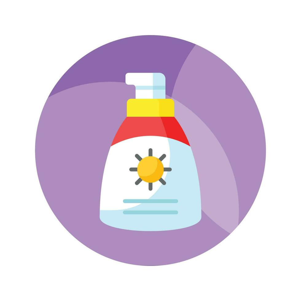 An amazing vector design of sunblock in modern style, premium icon