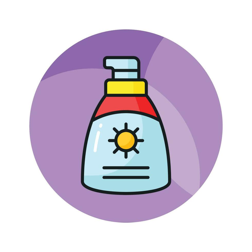 An amazing vector design of sunblock in modern style, premium icon