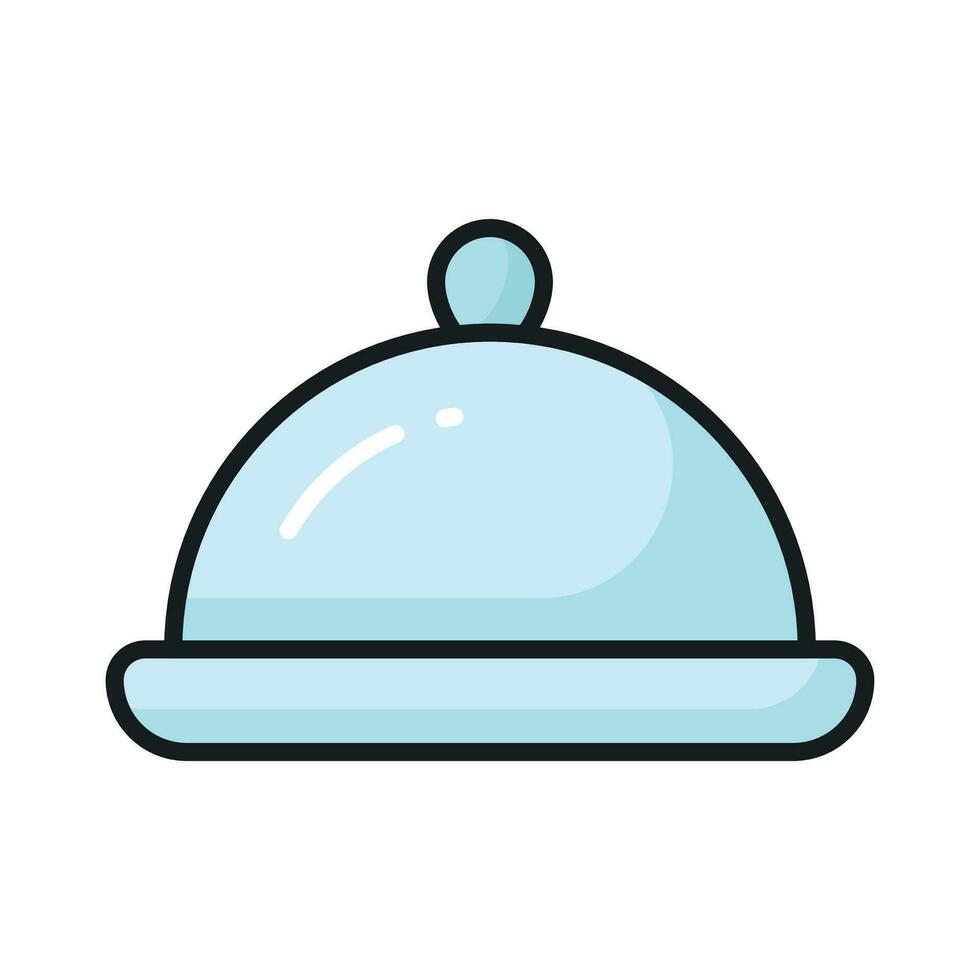 Food service vector design in modern style, cloche icon easy to use and download