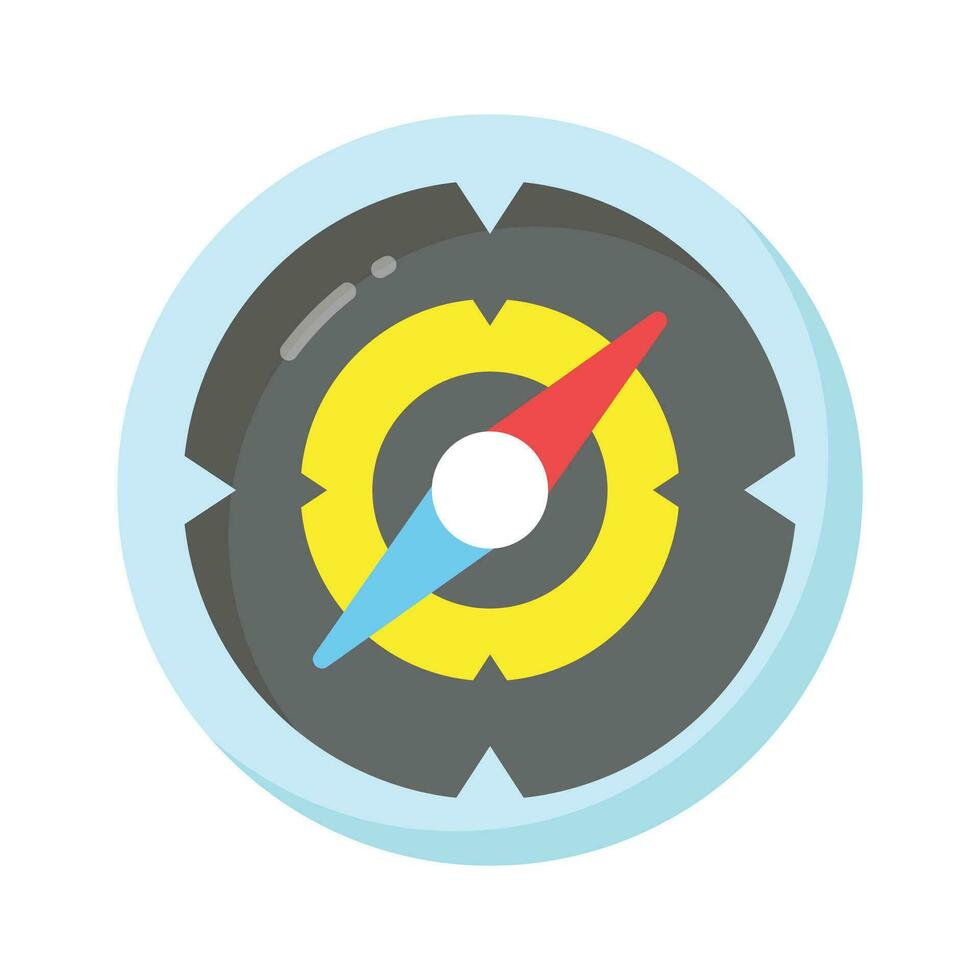 An amazing vector design of compass in modern style, navigation tool icon