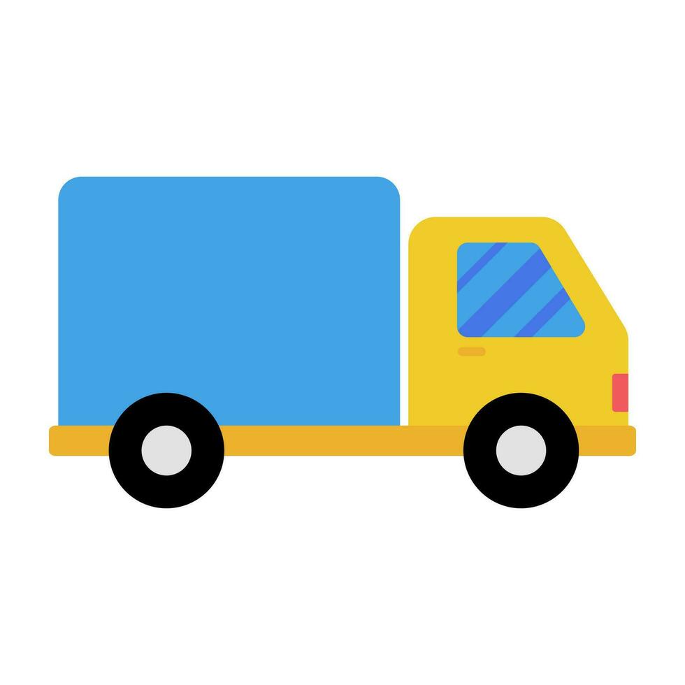 Delivery truck icon. vector
