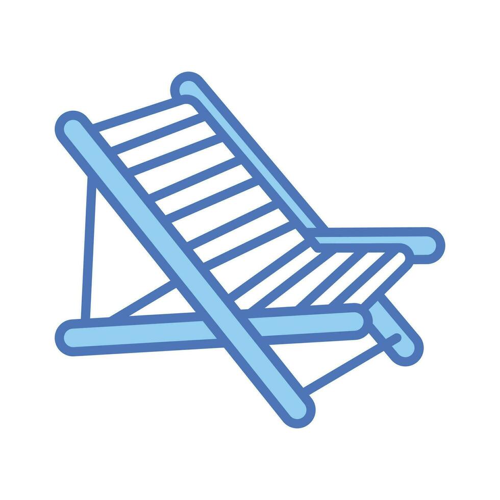 un editable icono de cubierta silla en moderno estilo, fácil a utilizar vector de cama solar