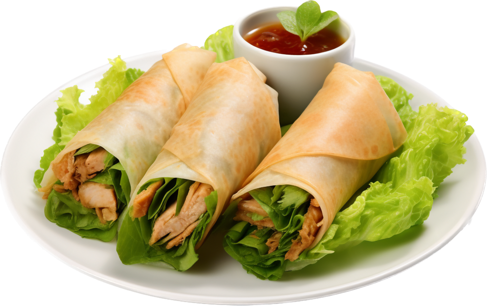 Spring roll with . png