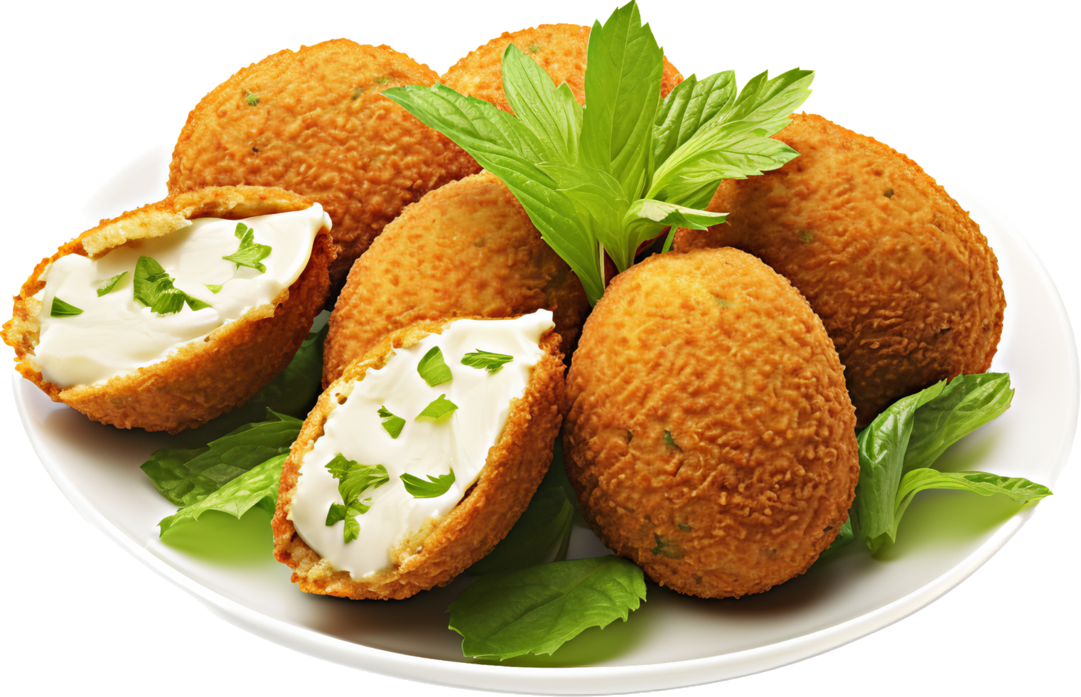 Falafel with . png