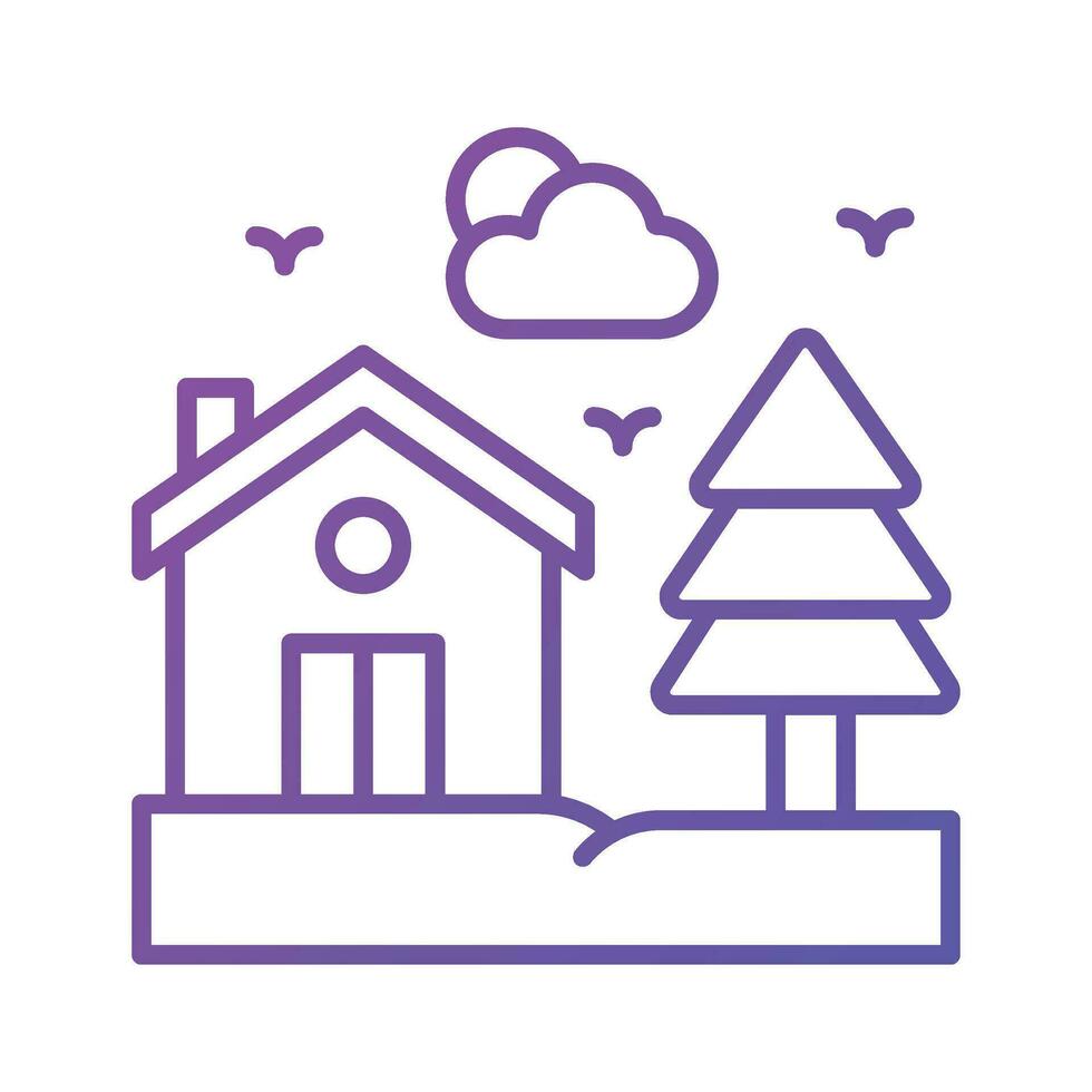 Get this beautifully designed icon of home in modern style, premium icon vector