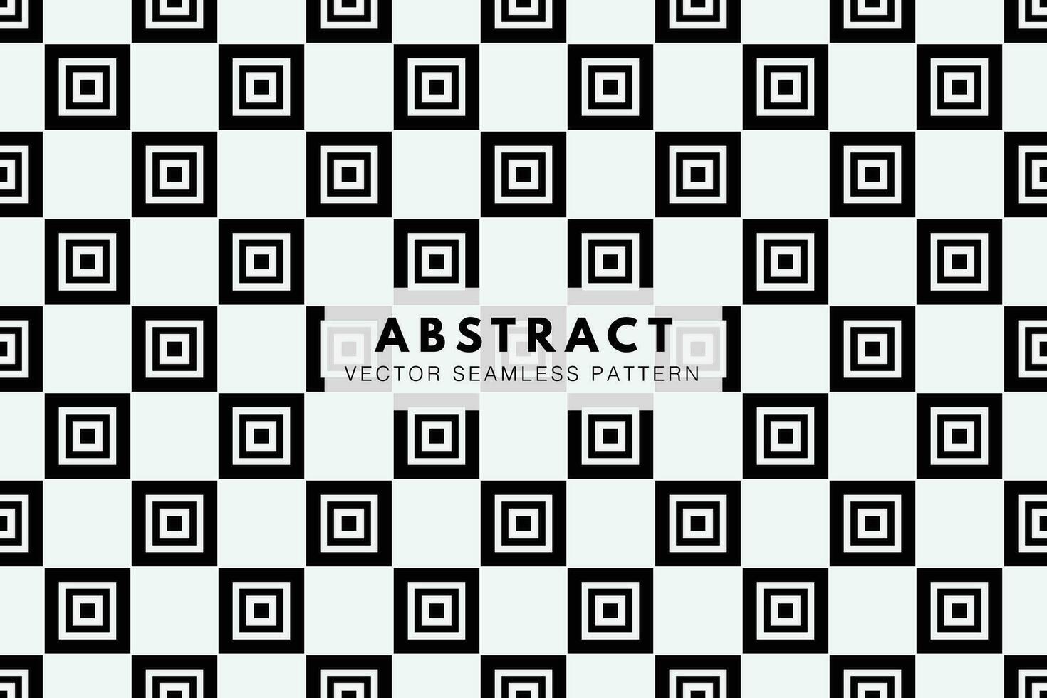 Square shapes simple abstract seamless repeat vector pattern