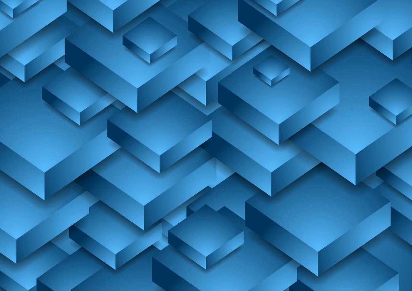 Bright blue abstract technology background vector