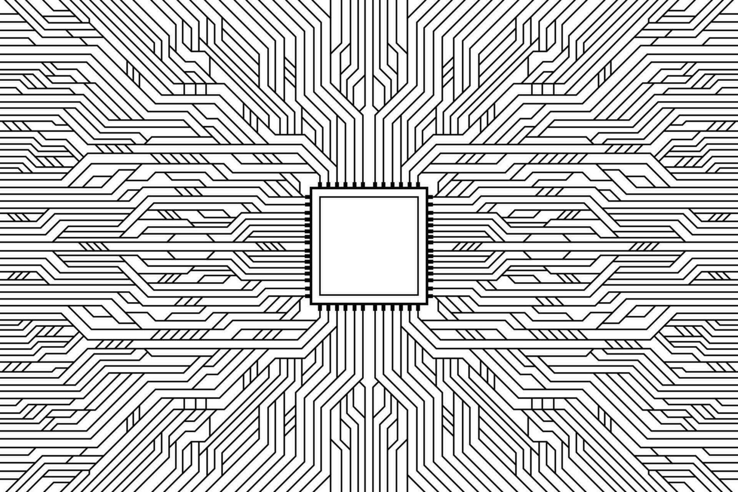Abstract digital background with technology circuit board texture. Electronic motherboard illustration. Communication and engineering concept. Vector illustration