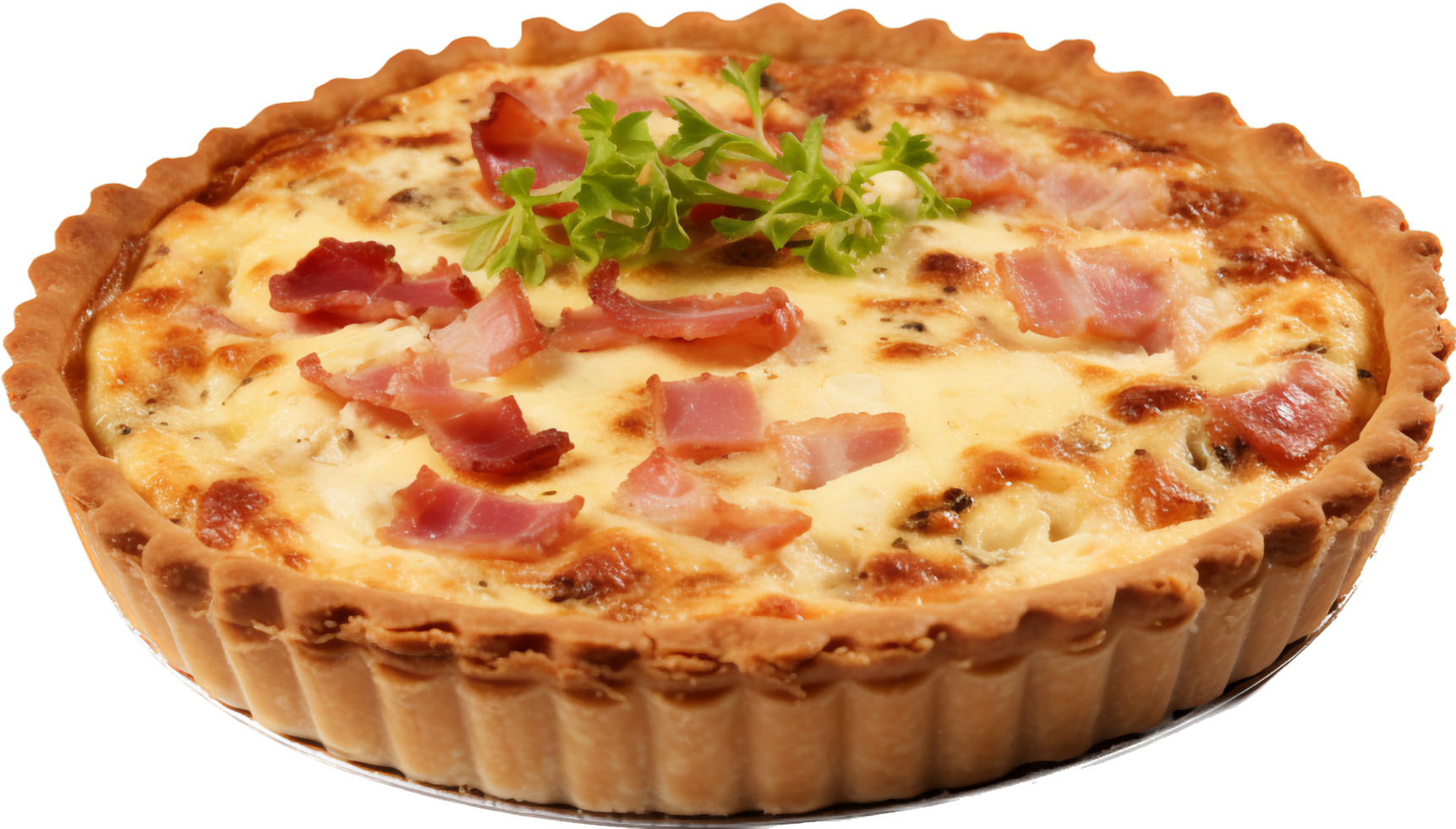 Quiche Lorena png con ai generado.