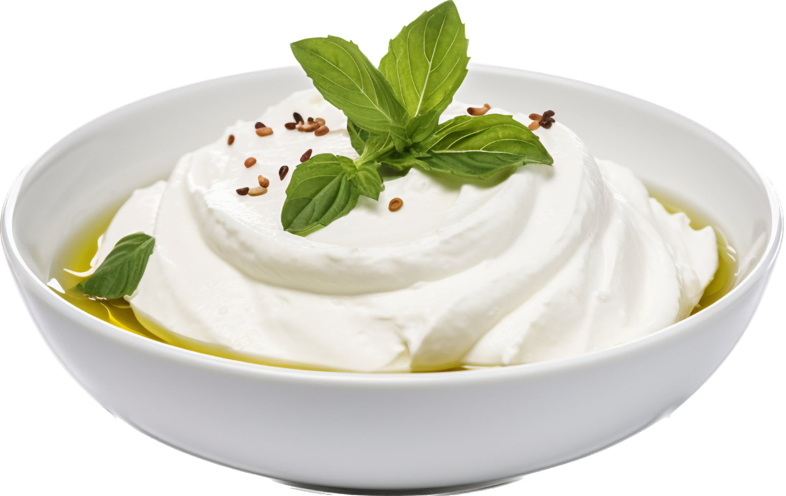 Labneh png with AI generated.