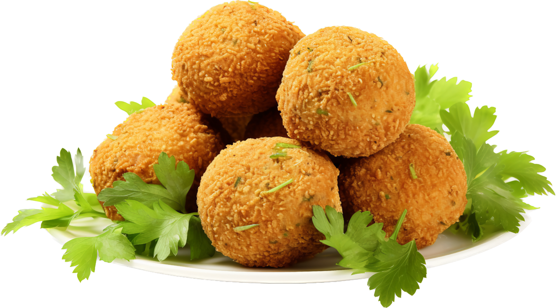 Falafel png with AI generated.