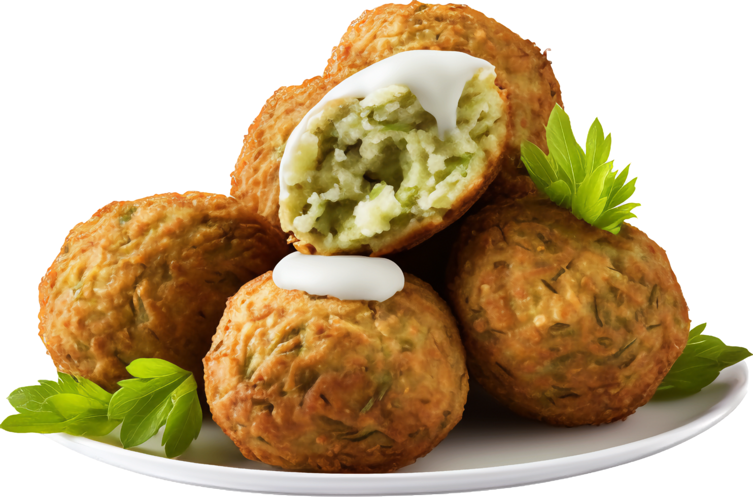 Falafel with . png