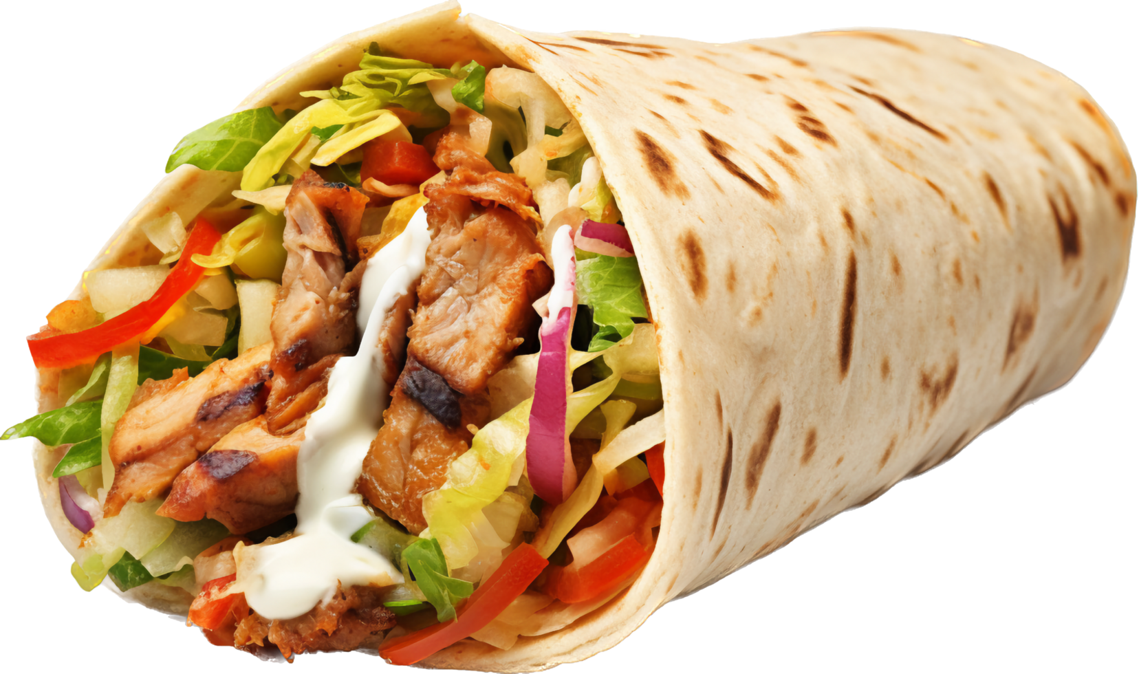 kebab png con ai generato.