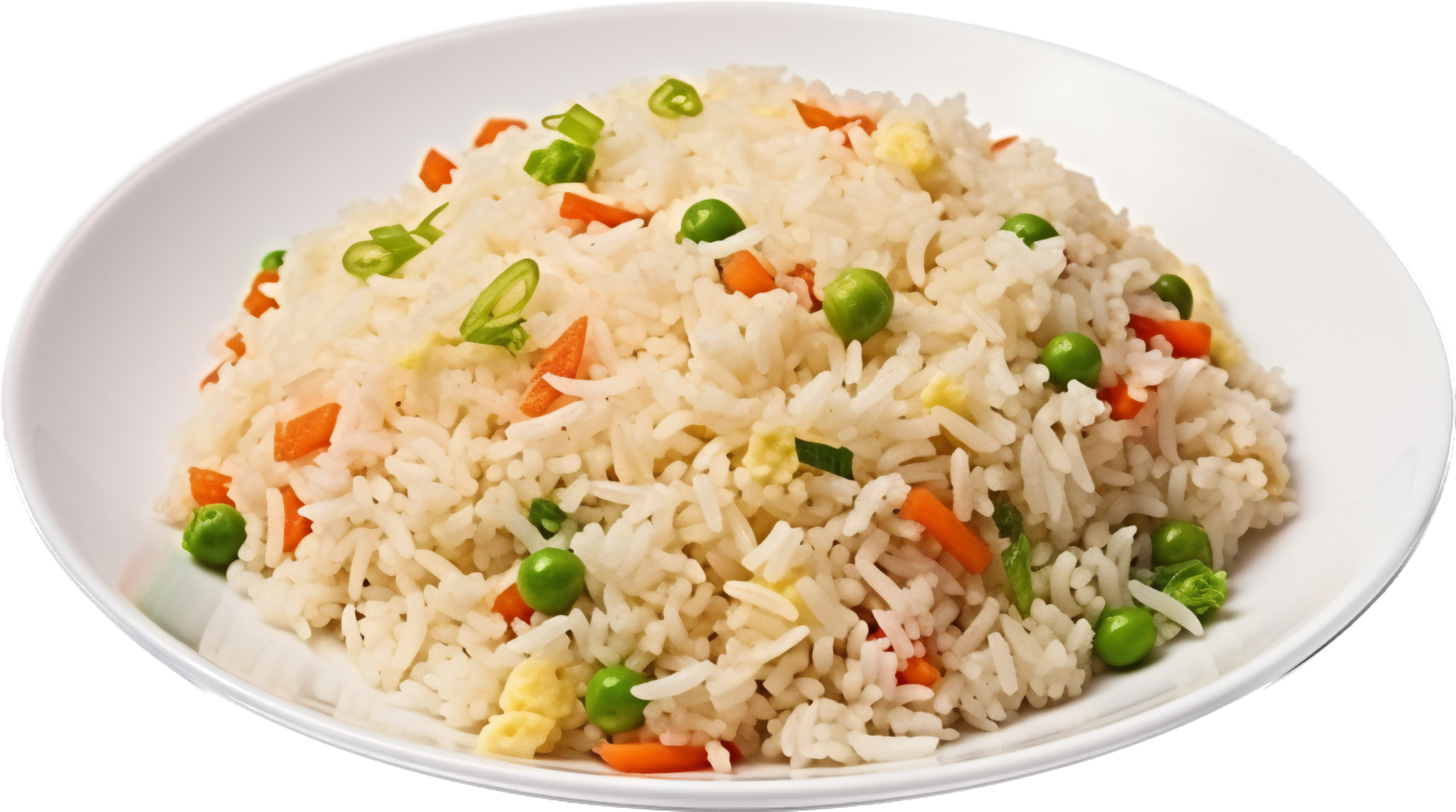 Fried rice png with AI generated.