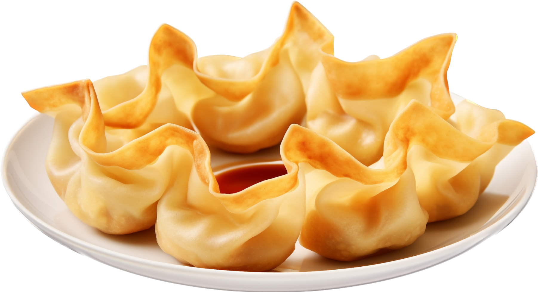 Wonton png with AI generated.