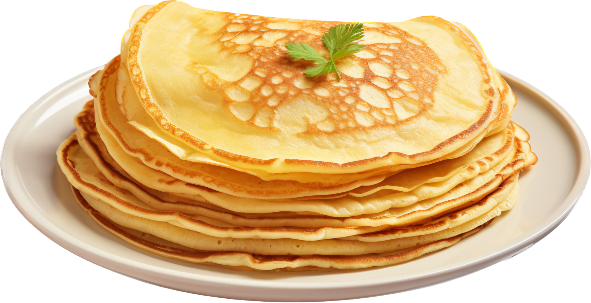 Pancake png with AI generated.