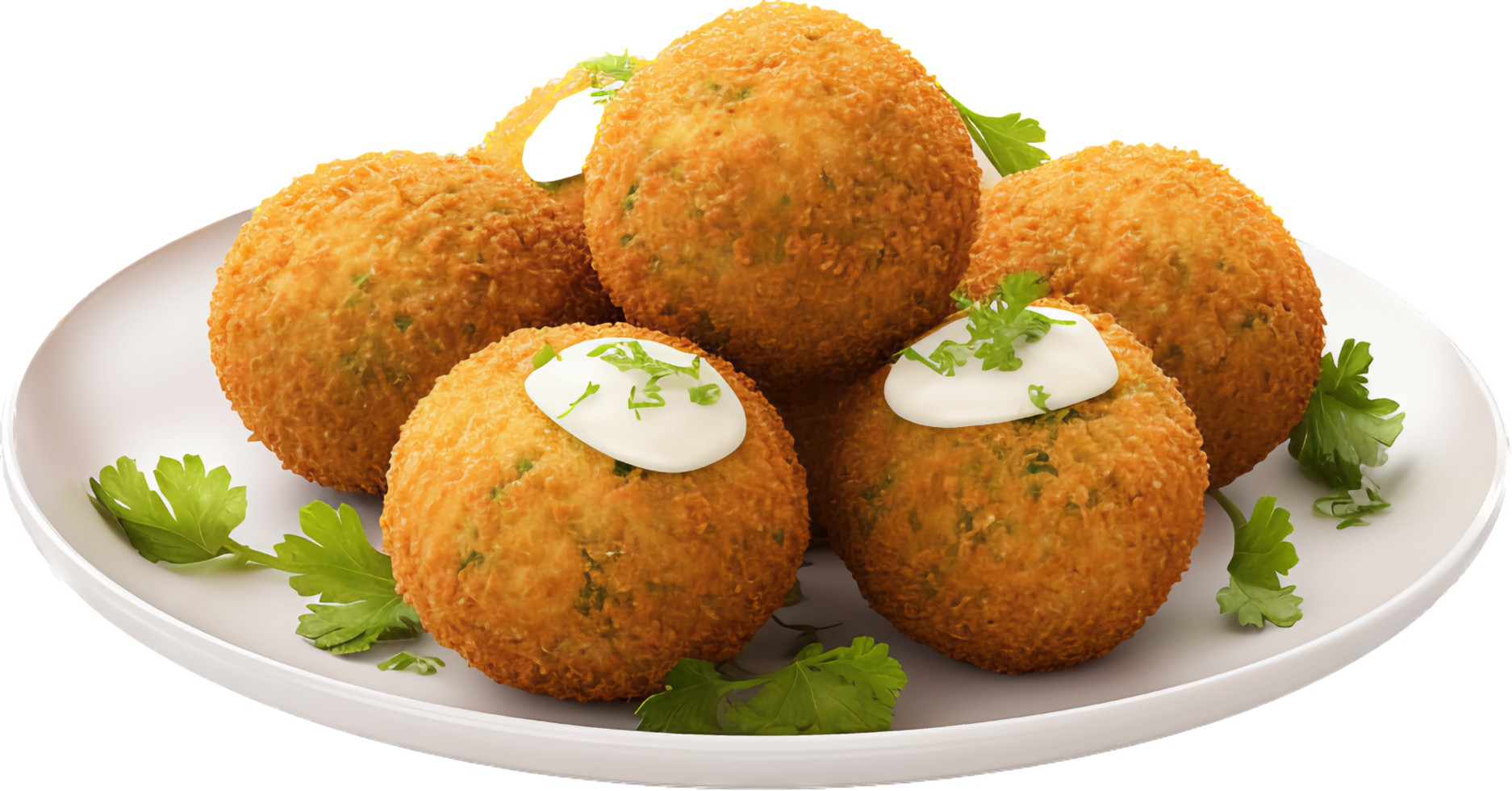 Falafel with . png