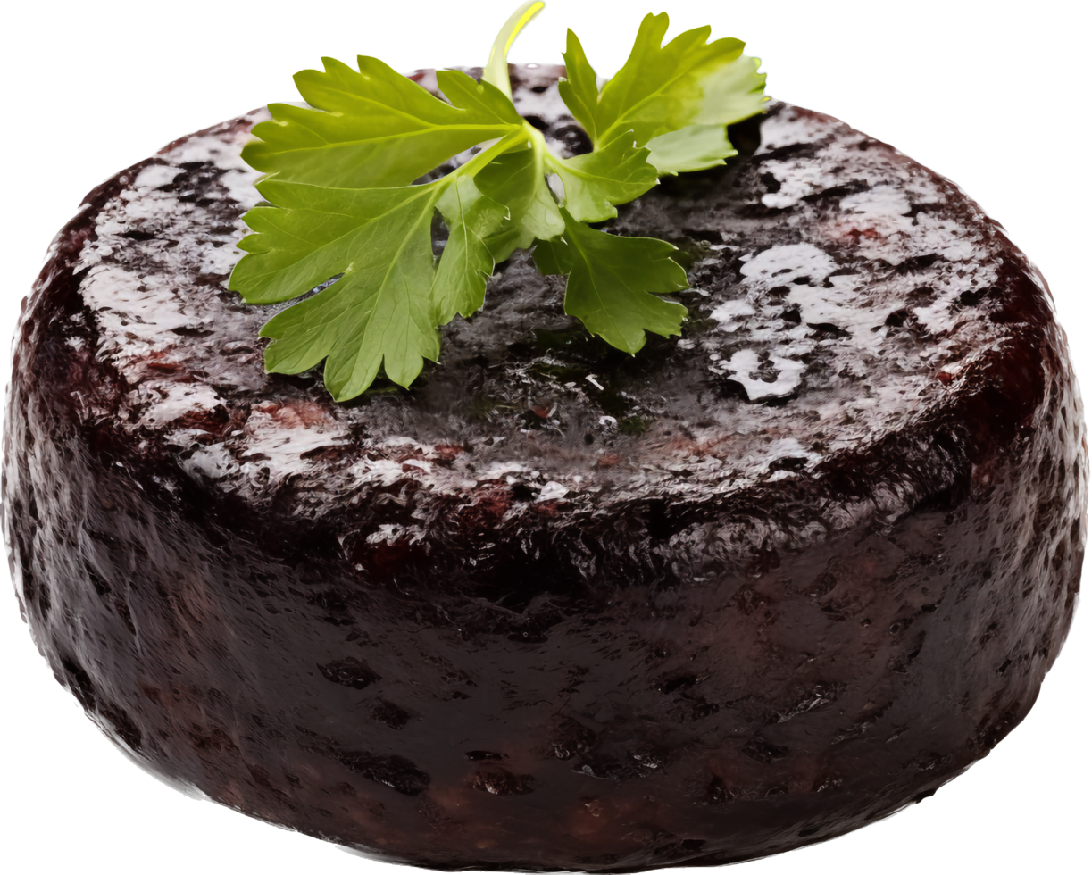 noir pudding png avec ai généré.