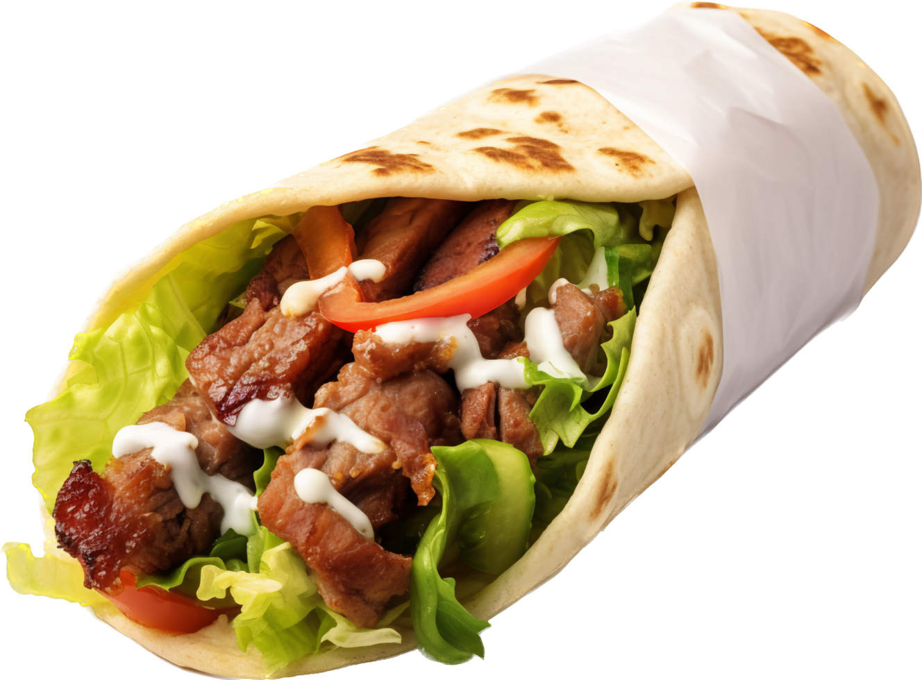 kebab png con ai generato.