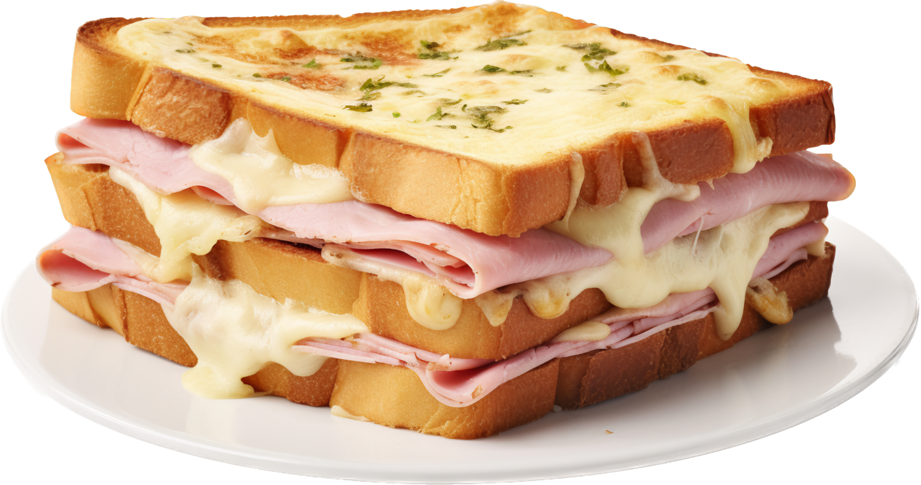 Croque monsieur png with AI generated.