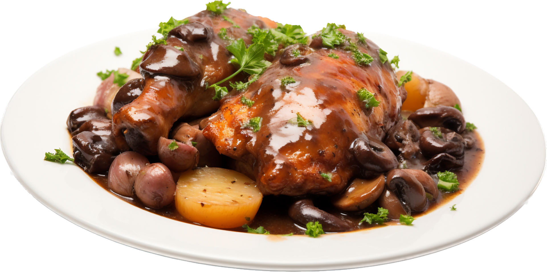 Coq au vin with . 25269896 PNG