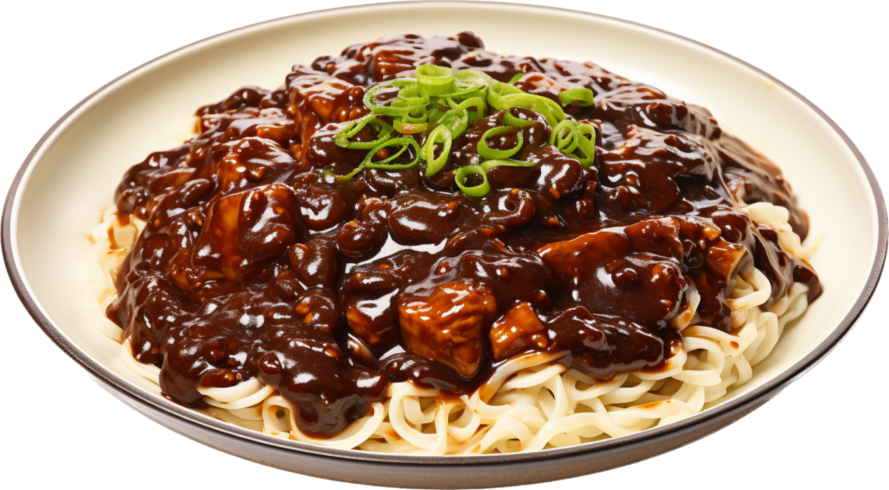 Jajangmyeon png mit ai generiert.