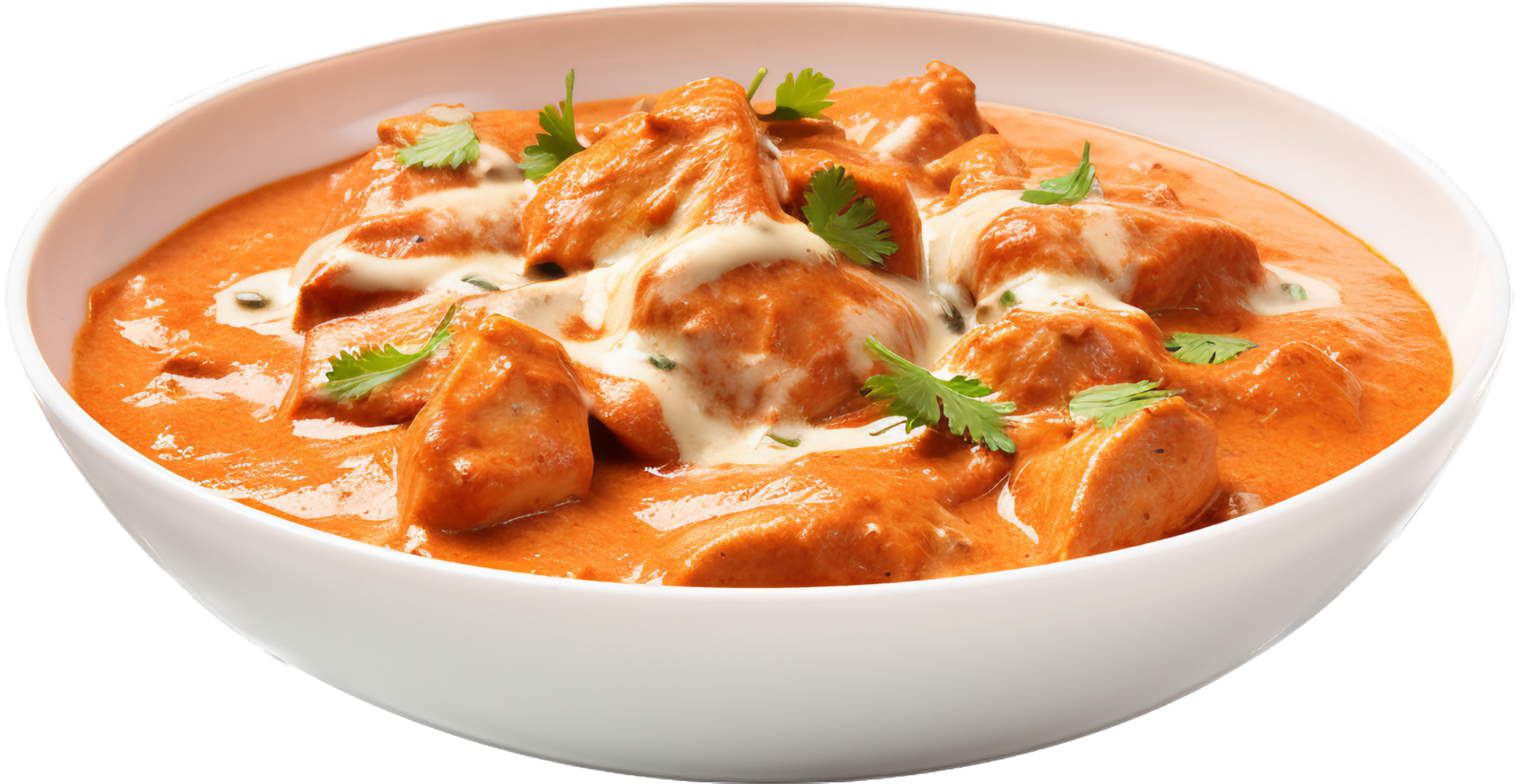 Chicken makhani png with AI generated.