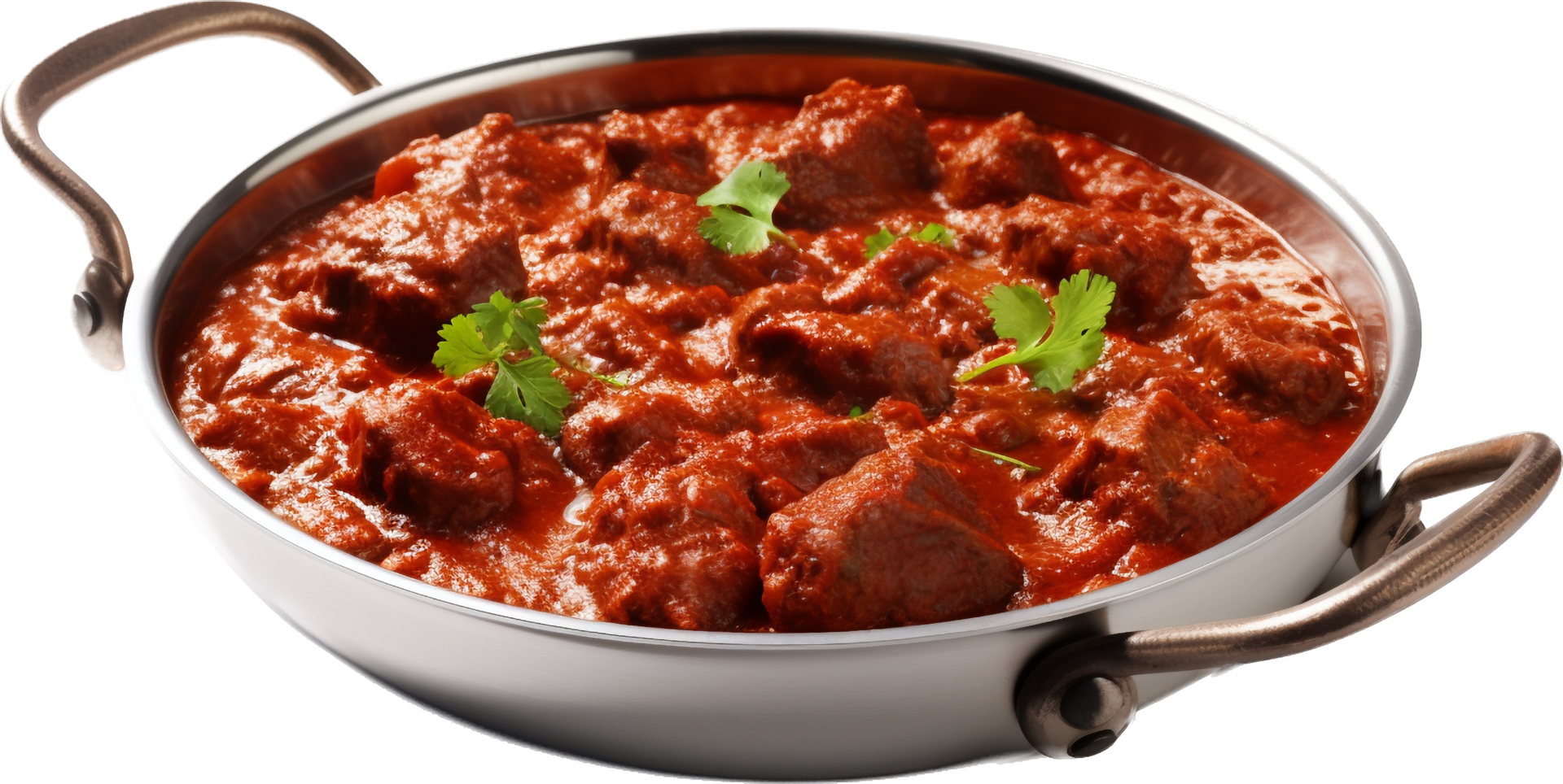 rogan josh PNG met ai gegenereerd.