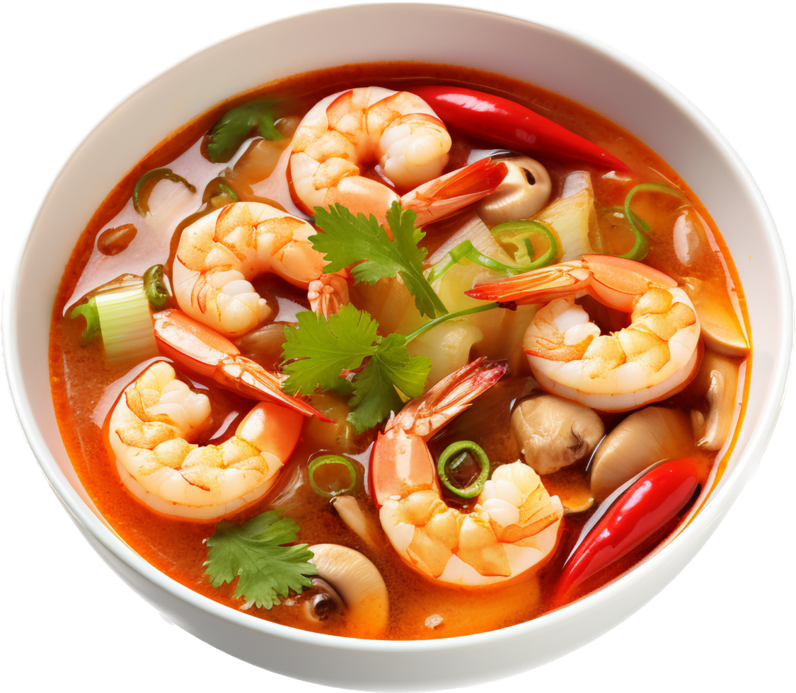 tom yum goong png com ai gerado.