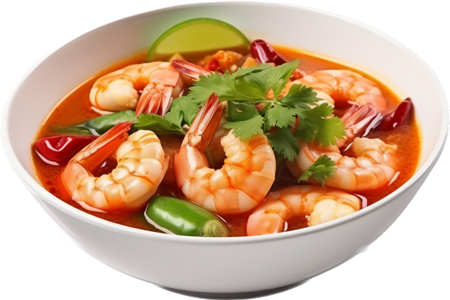 tom yum goong png med ai genererad.