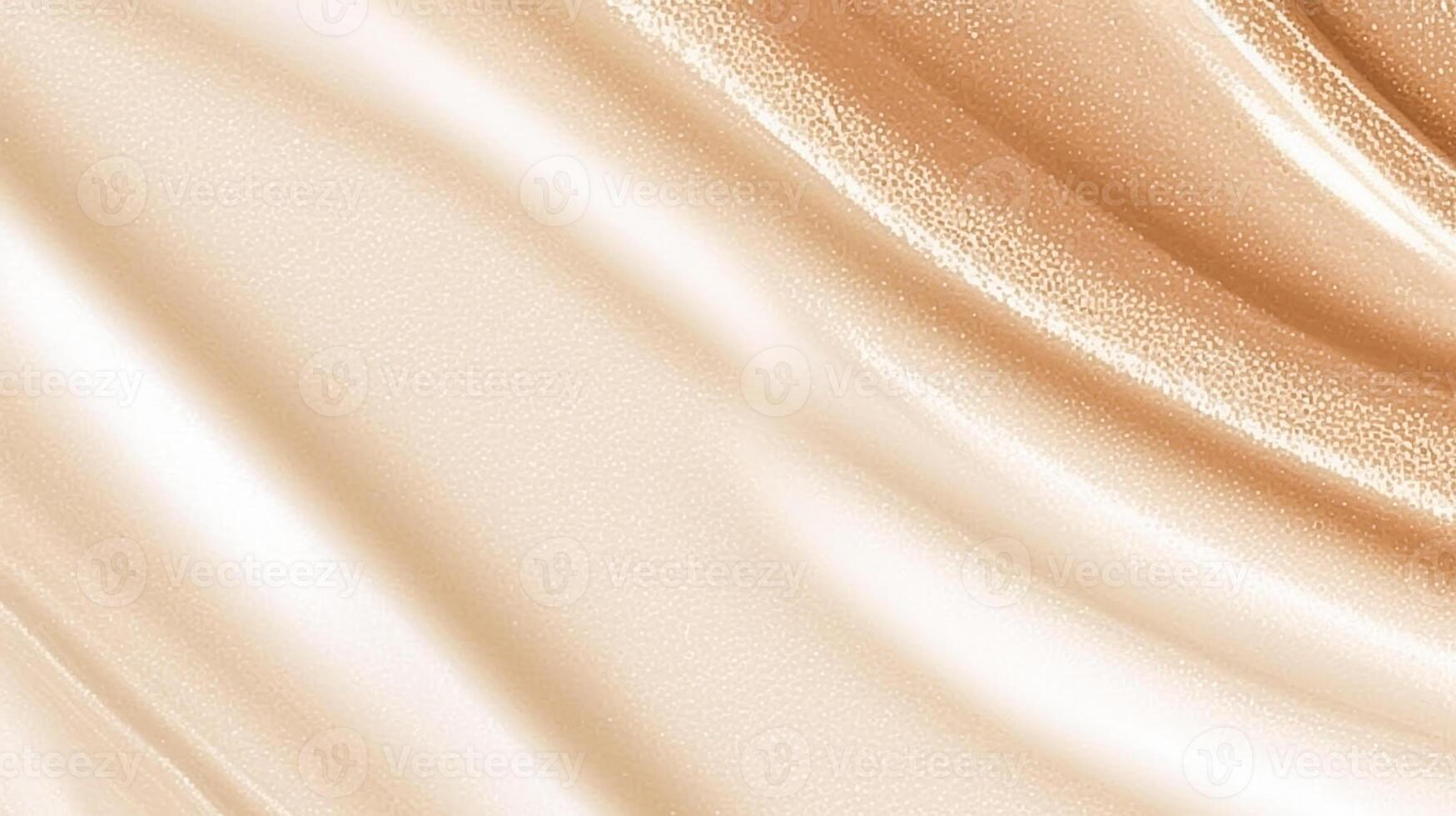 dorado beige cosmético textura, líquido base, oro brillar, bronceador, resaltador o ocultador como belleza maquillaje producto fondo, protección de la piel productos cosméticos y lujo constituir, generativo ai foto