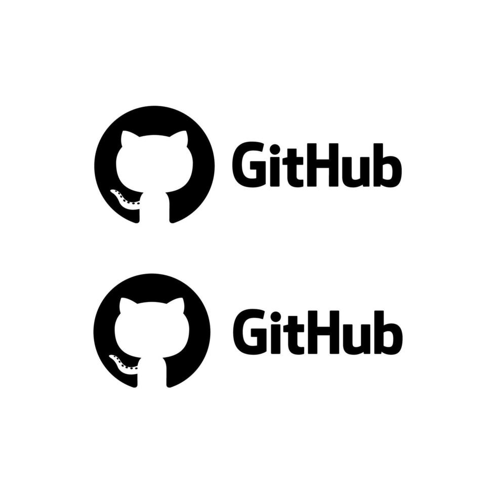 github logo vector icono 25270407 Vector en Vecteezy