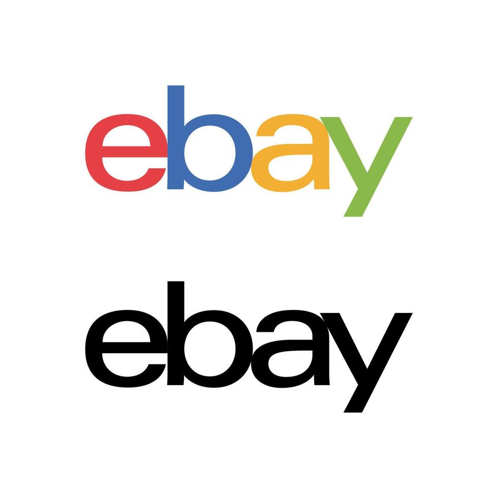 Ebay logo editorial Vector 25270593 Vector Art at Vecteezy