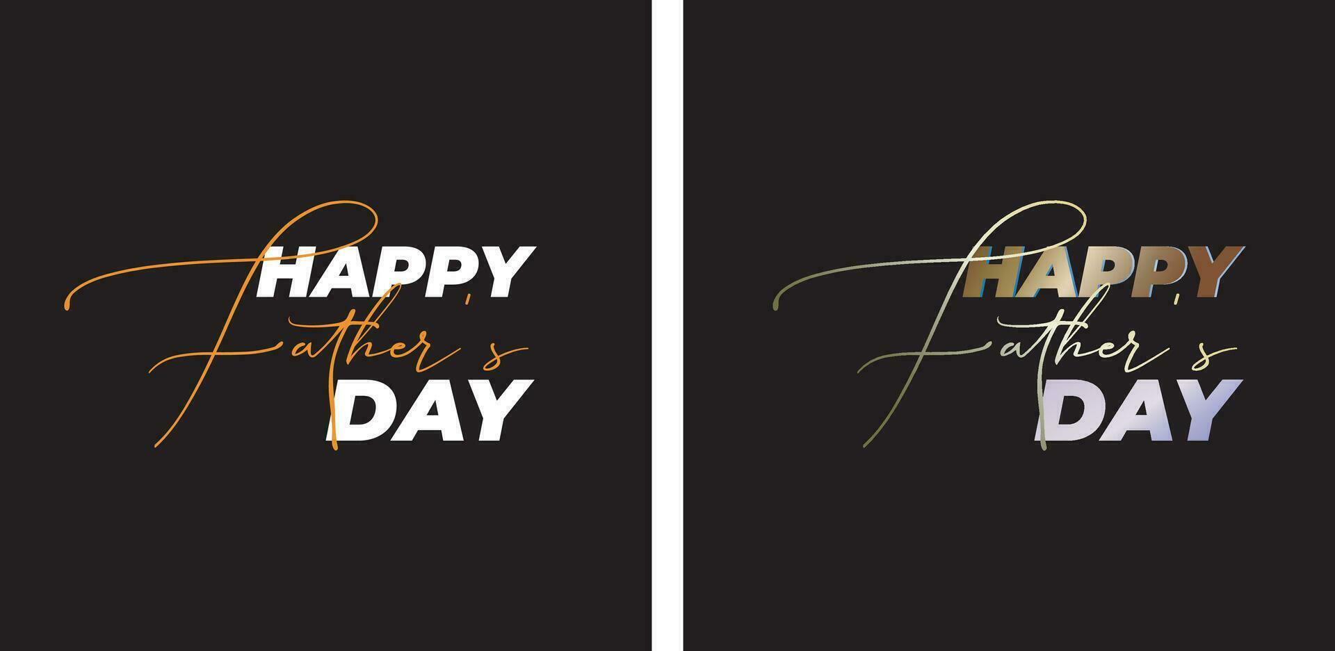 Happy Fathers Day Calligraphy Vector Text, Fathers Day Background Design