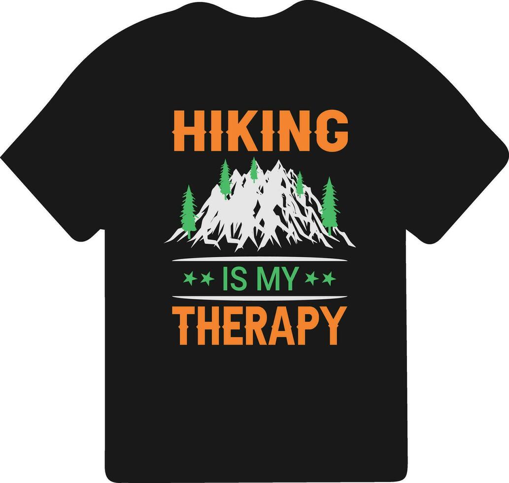 Hiking t-shirt design. Wild, mountain, Hiker, and adventure silhouettes Vector illustration.