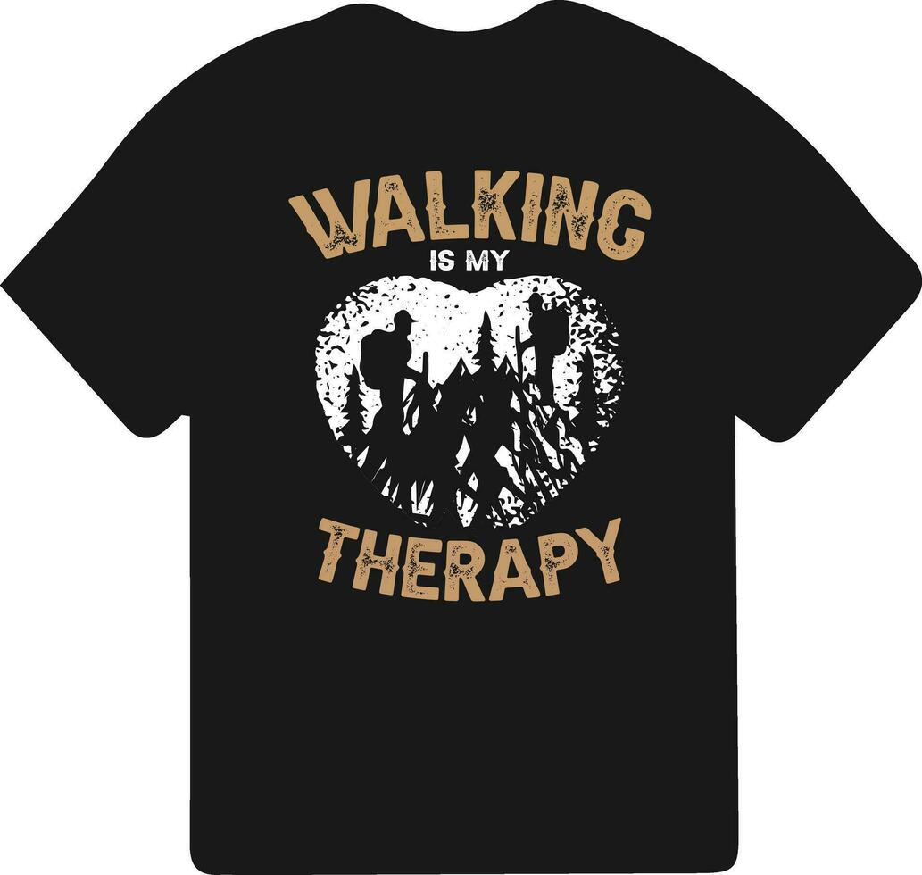 Hiking t-shirt design. Wild, mountain, Hiker, and adventure silhouettes Vector illustration.