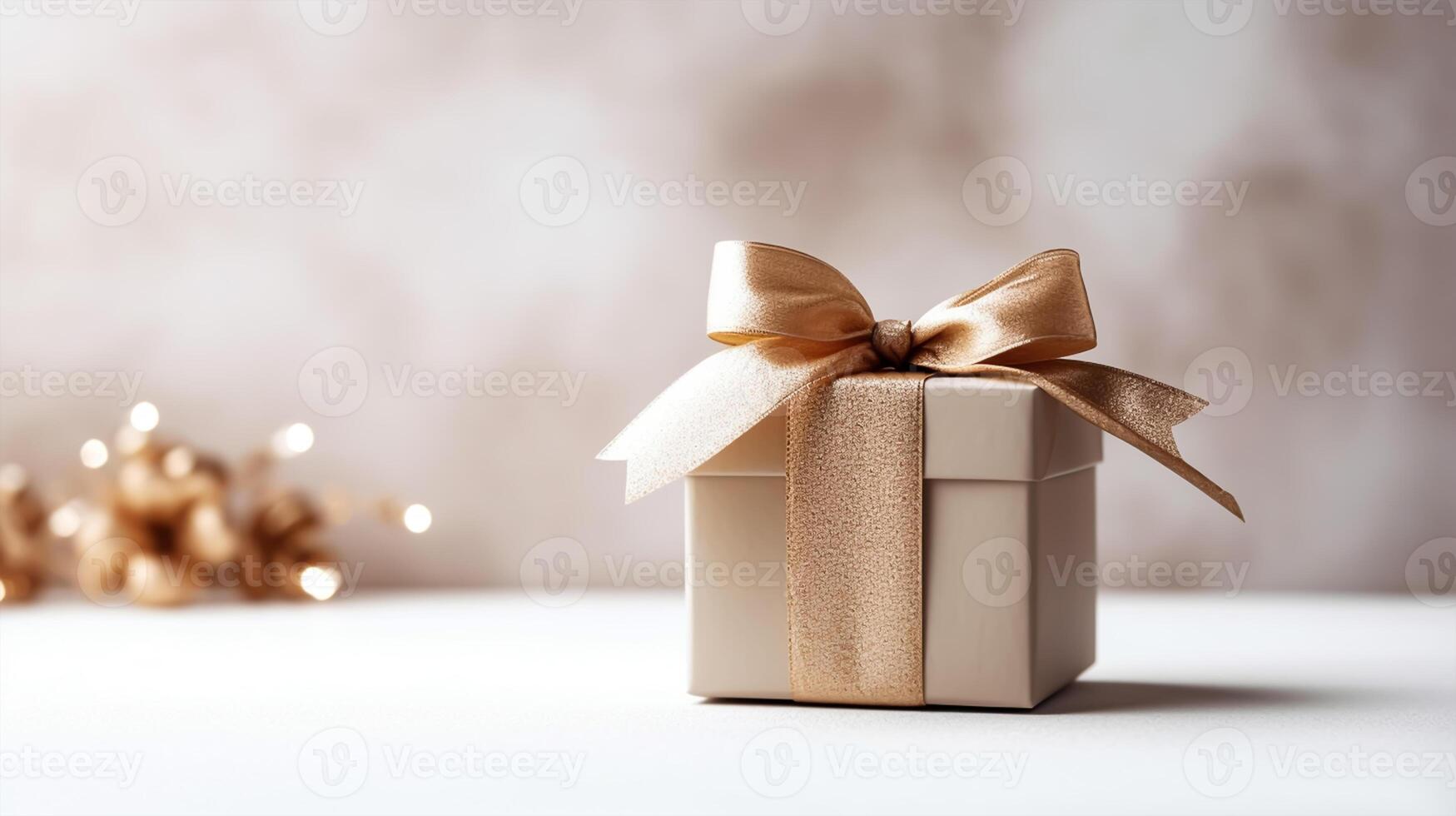 Gift Box on abstract background, Father's day holiday concept background. photo