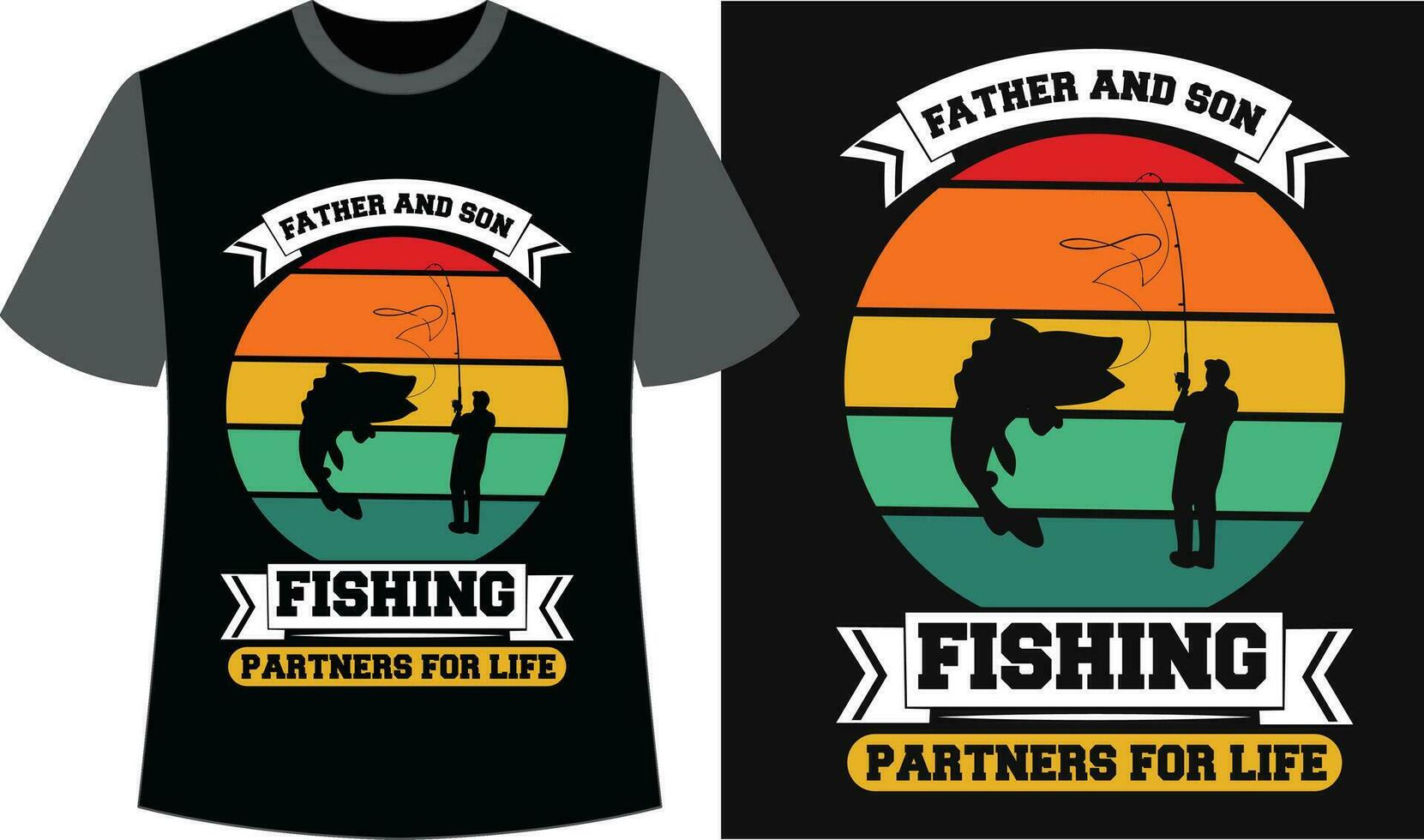 Fishing Typography T-shirt Design. Fishing Vector Graphics