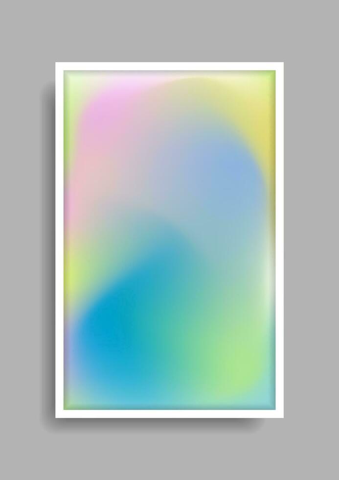 Punchy pastel minimal vibrant gradient background vector