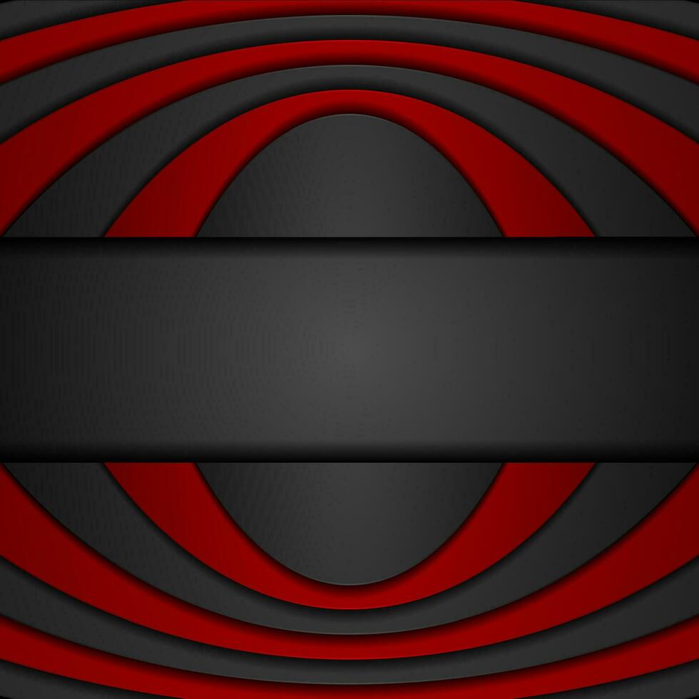 Red and black abstract corporate background vector