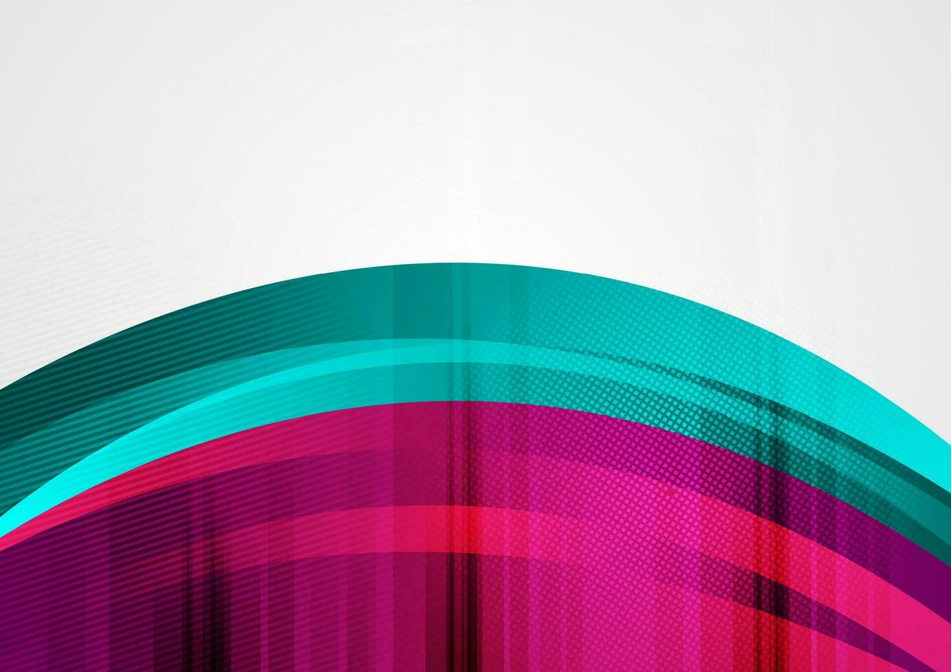 Purple and turquoise abstract grunge wavy background vector