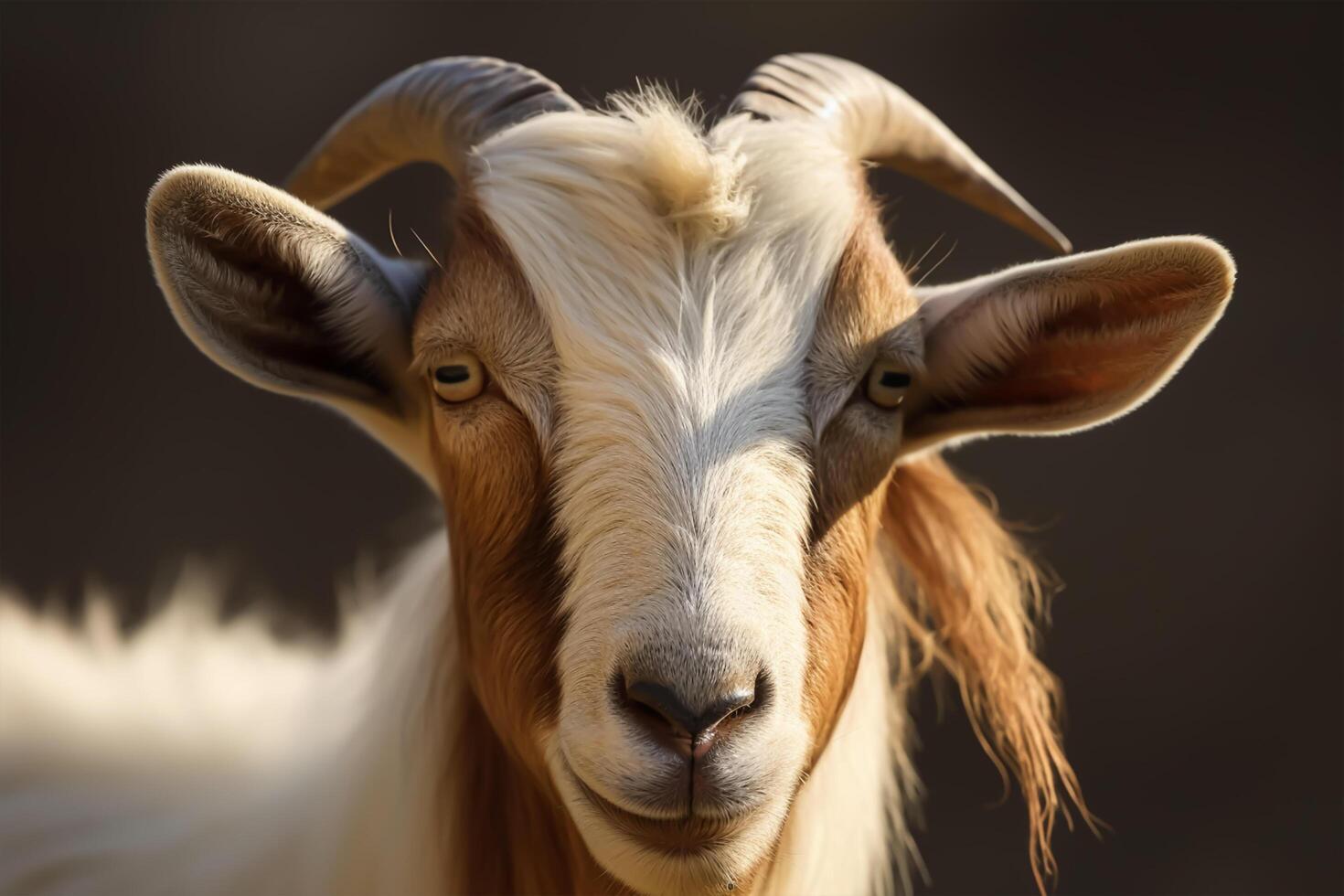 goat photo. Eid ul adha concept. photo