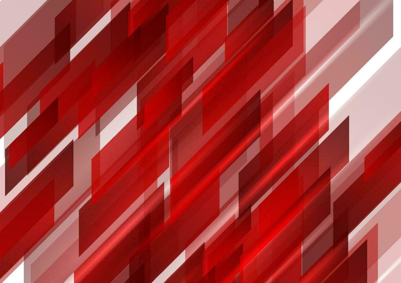 Abstract bright shiny red tech background vector